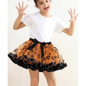 Girl Halloween skirt costume Dance Party Clothing Cartoon Tulle Ballet 3-4Y